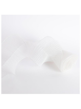 Κορδελα Σπιραλ, Λευκη, 5x12cm