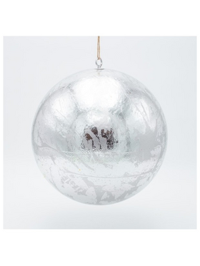 Μπαλα, Μεταλλικο Ασημι, 20cm