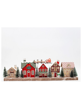 Χαρτινα Σπιτακια, Φωτιζομενα, 50.8x9x15cm