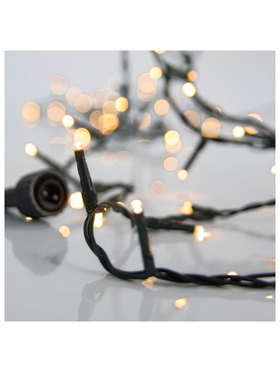 Σειρα, 700 led 3mm, 31v Μετασχηματιστη, 4 Επεκτασεις ωσ 2 Σετ,  Πρασινο pvc Καλωδιο, Θερμο Λευκο Led, ανα 5cm, Προεκταση Παροχης 3m, Ιρ44