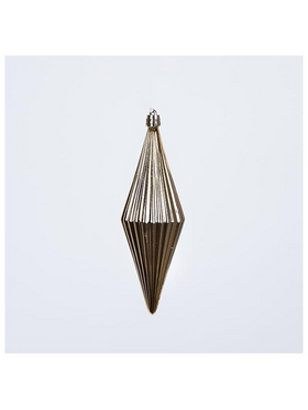 Διαμαντια Πλαστικα, Χρυσο, Γυαλιστερο, σετ 5τμχ, 15cm