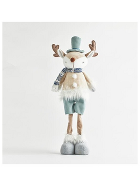 Αντρας Ταρανδος, με Γαλαζια  Ρουχα, 23x17x79cm