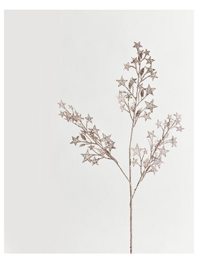 Κλαδι, με Αστερια, ροζ Χρυσο, 72cm