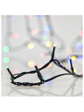 Σειρα, 280 led 3mm, 31v Μετασχηματιστη, Προγραμμα, 4 Επεκτασεις εωσ 5 Σετ, Πρασινο pvc Καλωδιο, Χρωματιστο Led,  ana 7,5cm, (Χωρις Μετασχηματιστη, Xωρις Προεκταση Παροχησ), Ιρ44