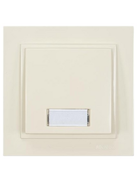 Μπουτον Κουδουνιου+λυχνια Μπεζ