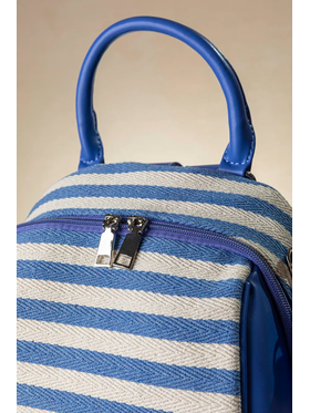 Πολυμορφικό Backpack με Ρίγες