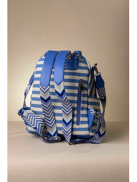 Πολυμορφικό Backpack με Ρίγες