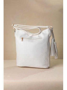 Μεγάλη Μαλακή Τσάντα Ώμου με Casual Logo