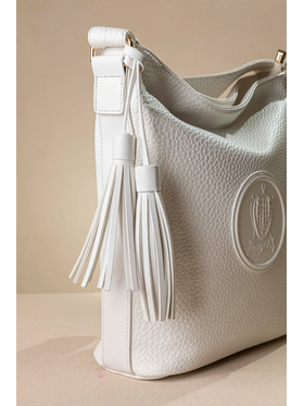 Μεγάλη Μαλακή Τσάντα Ώμου με Casual Logo