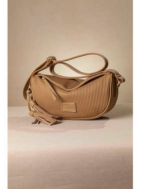 Μαλακή Χιαστί Τσάντα με Αυξομειούμενο Ιμάντα