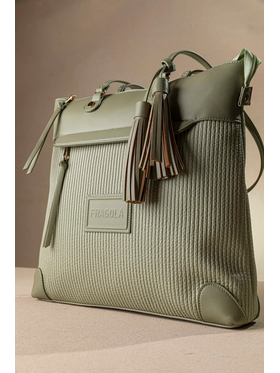 Μεγάλη Τσάντα Ώμου με Casual Logo