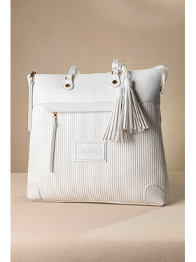 Μεγάλη Τσάντα Ώμου με Casual Logo