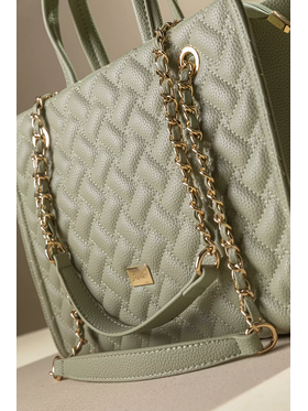 Καπιτονέ Τσάντα με Άποψη