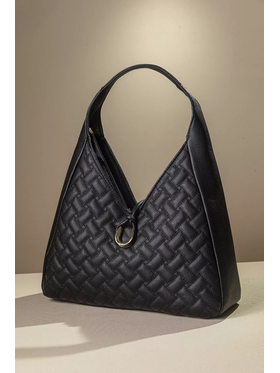 Τσάντα Ώμου με Καπιτονέ υφή