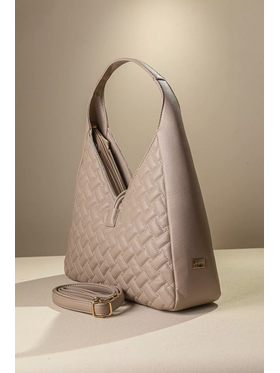 Τσάντα Ώμου με Καπιτονέ υφή