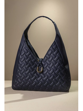 Τσάντα Ώμου με Καπιτονέ υφή