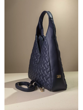 Τσάντα Ώμου με Καπιτονέ υφή