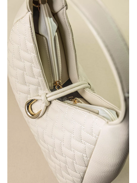 Τσάντα Ώμου με Καπιτονέ υφή