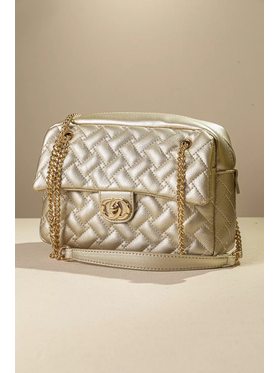 Κλασική Τσάντα Ώμου με Αλυσίδα