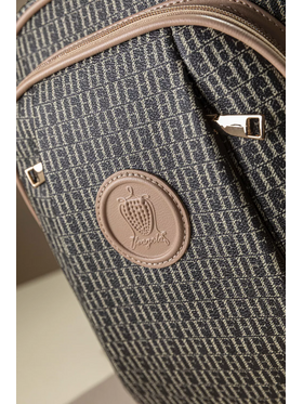 Allday Backpack με Πολλές Τσέπες με Casual Logo