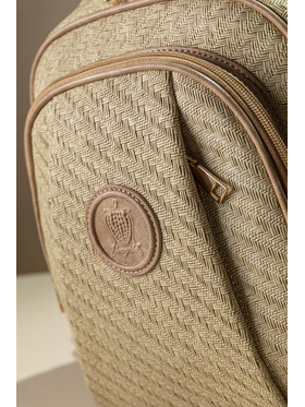 Allday Backpack με Πολλές Τσέπες με Casual Logo