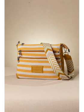 Πολυθέσια Χιαστί Τσάντα από Καραβόπανο