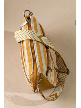 Πολυθέσια Χιαστί Τσάντα από Καραβόπανο