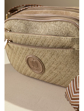 Λειτουργική Χιαστί Τσάντα με Ιμάντα