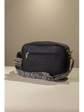 Τσαντα Χιαστί με Μπροστινή Θήκη με Καπάκι