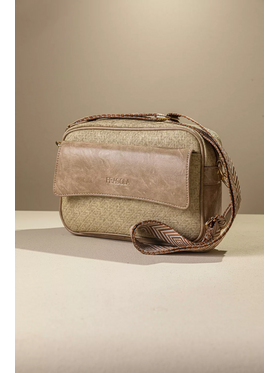 Τσαντα Χιαστί με Μπροστινή Θήκη με Καπάκι