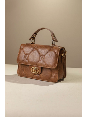 Καπιτονέ Τριθέσια Τσάντα Χειρός