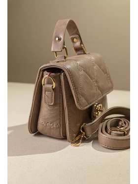 Καπιτονέ Τριθέσια Τσάντα Χειρός