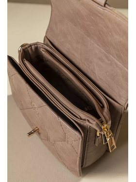 Καπιτονέ Τριθέσια Τσάντα Χειρός