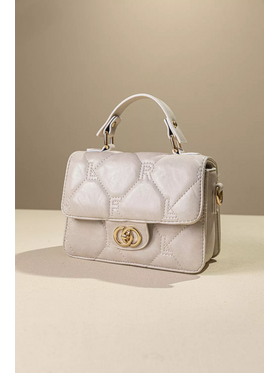 Καπιτονέ Τριθέσια Τσάντα Χειρός