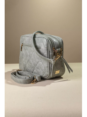 Καπιτονέ Τριθέσια Τσάντα Χειρός