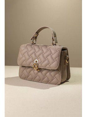 Καπιτονέ Τριθέσια Τσάντα Χειρός