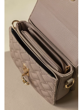 Καπιτονέ Τριθέσια Τσάντα Χειρός