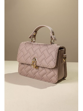 Καπιτονέ Τριθέσια Τσάντα Χειρός