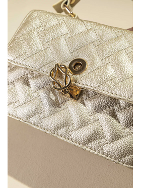 Καπιτονέ Τριθέσια Τσάντα Χειρός