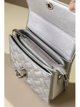 Καπιτονέ Τριθέσια Τσάντα Χειρός