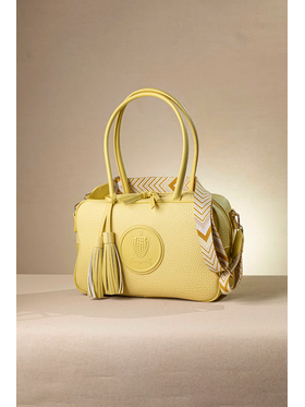 Μακρόστενη Τσάντα Ώμου και Χιαστί με Casual Logo