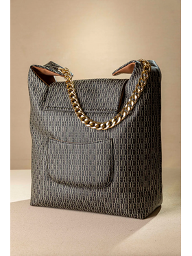 Τσαντάκι Ώμου με Εξωτερικά Τσεπάκια