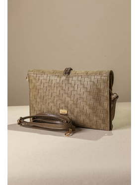Γυναικείος Φάκελος με Πλεκτή υφή