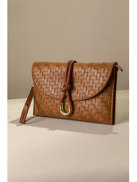 Γυναικείος Φάκελος με Πλεκτή υφή
