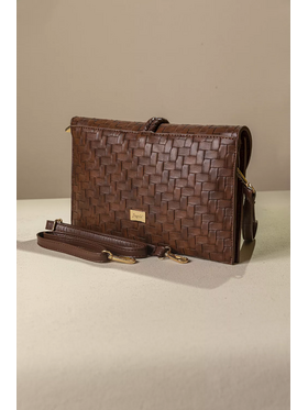 Γυναικείος Φάκελος με Πλεκτή υφή