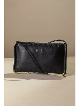 Κομψή Τσάντα-Φάκελος με Ιδιαίτερη Πλέξη