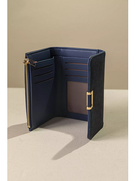 Πορτοφόλι με Καπάκι Μεσαίου Μεγέθους