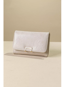 Πορτοφόλι με Καπάκι Μεσαίου Μεγέθους