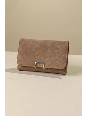 Πορτοφόλι με Καπάκι Μεσαίου Μεγέθους