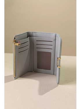 Πορτοφόλι με Καπάκι Μεσαίου Μεγέθους